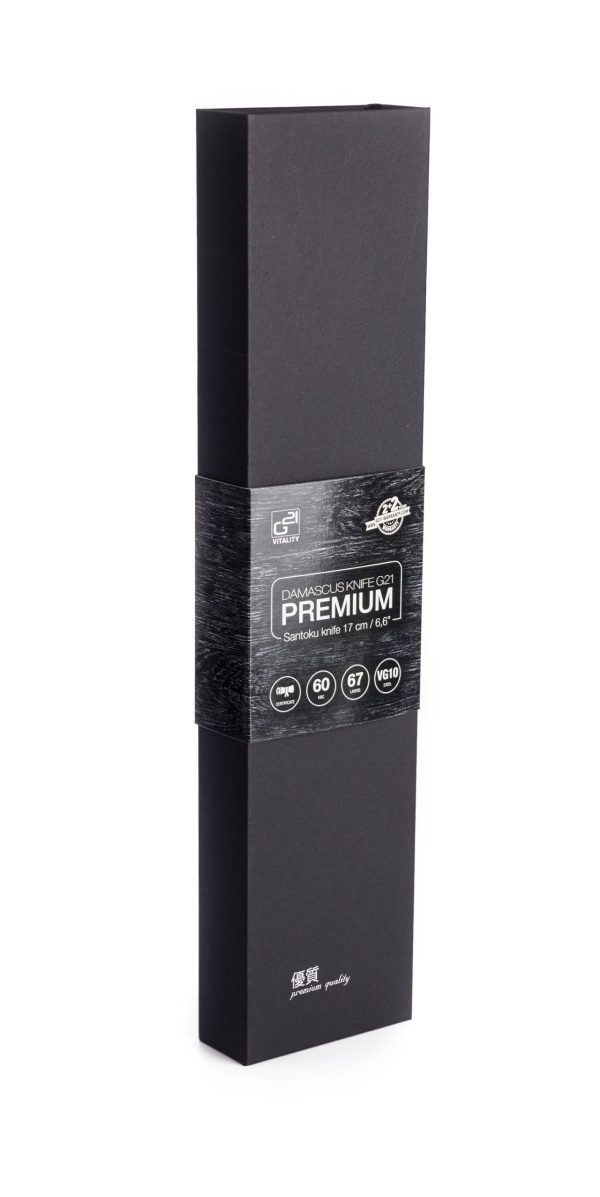 G21 Gourmet Damascus Santoku kés, 17 cm - Image 2