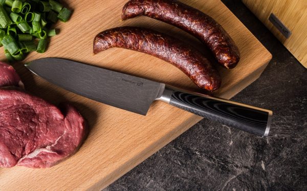 G21 Gourmet Damascus Santoku kés, 17 cm - Image 8