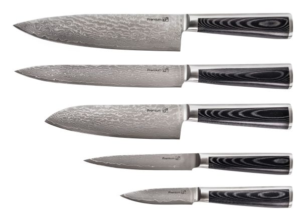 Késkészlet G21 Gourmet Premium 5 db bambusz késtartóban + csiszolókő - Image 4