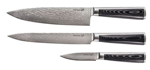 Késkészlet G21 Gourmet Premium 3 db bambusz késtartóban + csiszolókő - Image 4