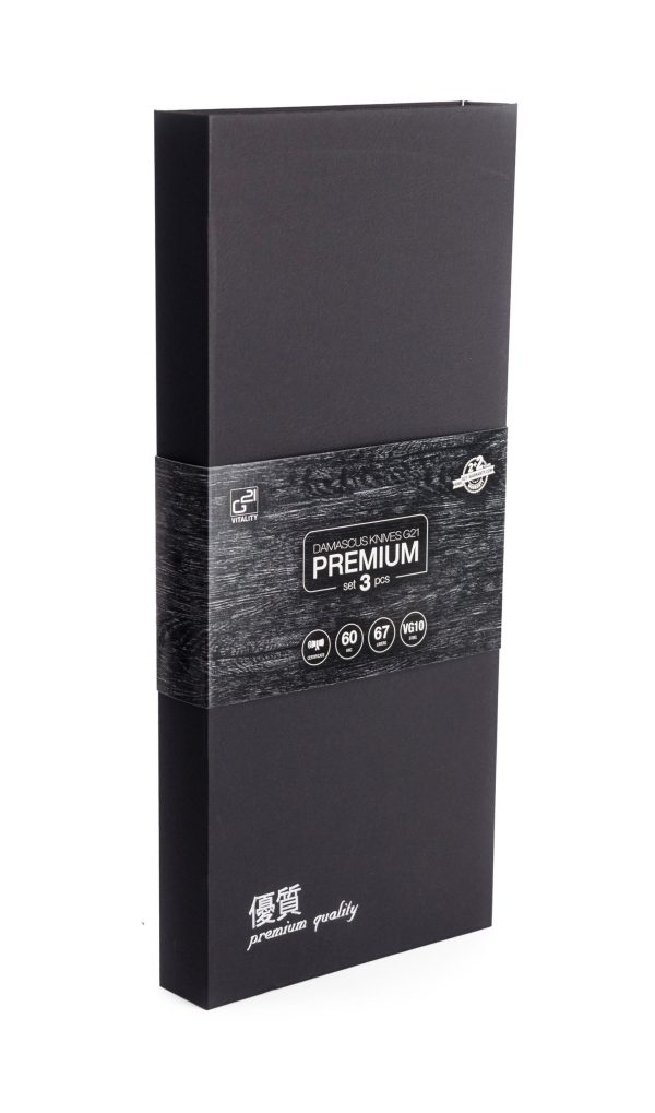Késkészlet G21 Gourmet Premium 3 db bambusz késtartóban + csiszolókő - Image 5