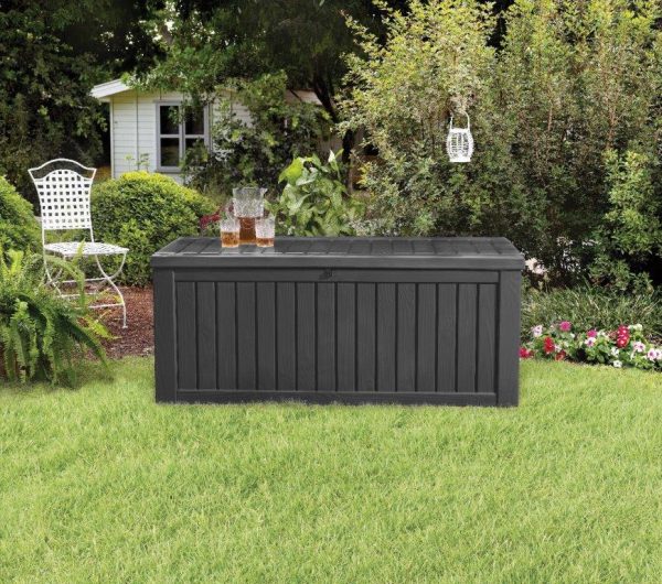 Keter Rockwood 570 L kerti box, grafit - Image 4