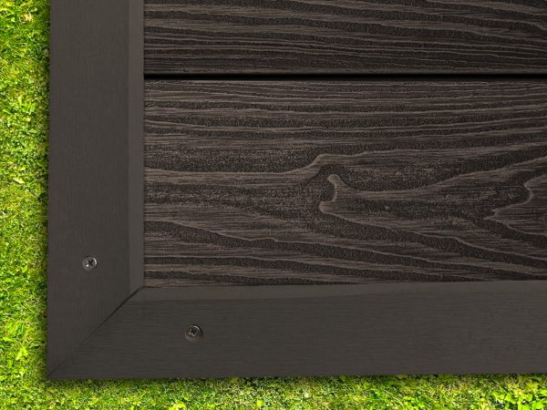G21 élzáró Dark Wood 4,5 x 4,5 x 300 cm, WPC anyag - Image 2