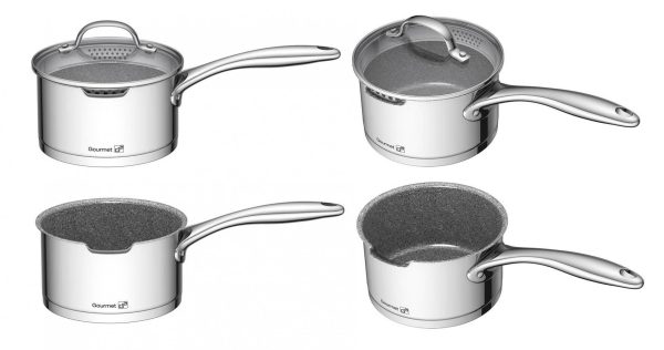 G21 Gourmet Miracle edénykészlet, egy serpenyővel több, 11 darabos, rozsdamentes acél/greblon - Image 3