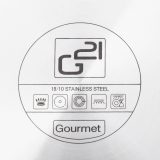 G21 Gourmet Magic edénykészlet szűrővel, 13 darabos, rozsdamentes acél - Image 10