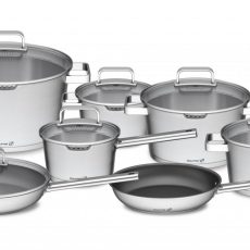 G21 Gourmet Magic edénykészlet szűrővel, 13 darabos, rozsdamentes acél
