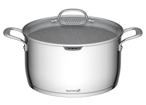G21 Gourmet Miracle edénykészlet szűrővel, 4 darabos, rozsdamentes acél/greblon - Image 2