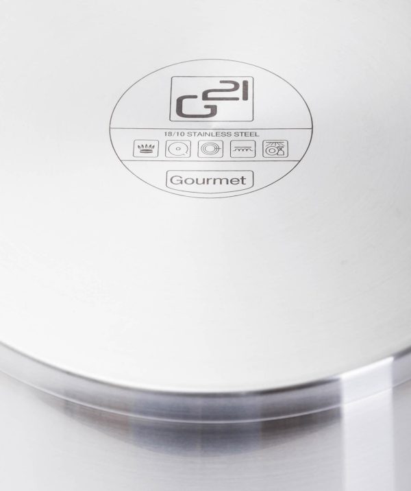 G21 Gourmet Miracle edénykészlet szűrővel, 4 darabos, rozsdamentes acél/greblon - Image 9
