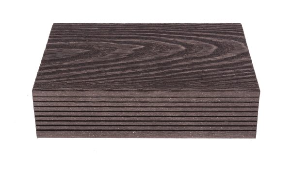 G21 kültéri elzáró burkolólap, 2,5 x 14 x 400 cm, Dark Wood, WPC - Image 3