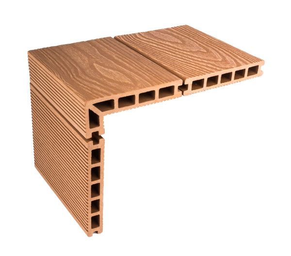 G21 kültéri burkolólap 2,5 x 14,8 x 400 cm, Light Wood, WPC - Image 7