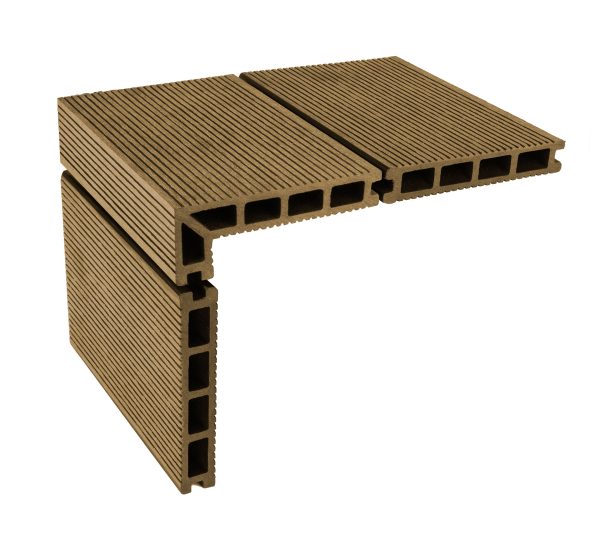 G21 elzáró kültéri burkolólap, 2,5 x 14 x 400 cm, Cumaru WPC anyag - Image 6