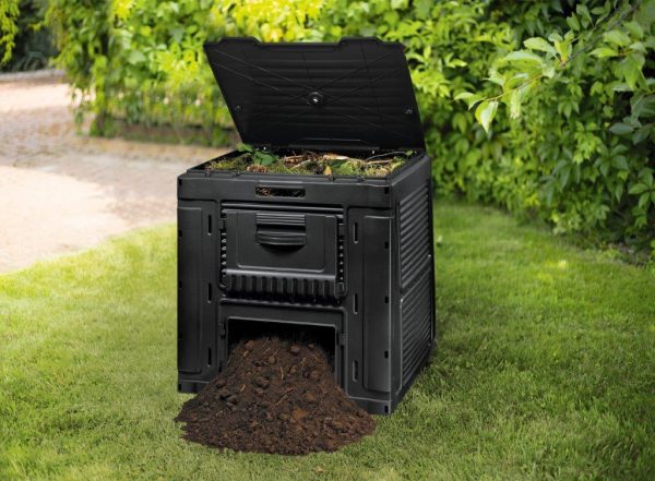 Keter E-komposztáló 470L álvánnyal, fekete - Image 4