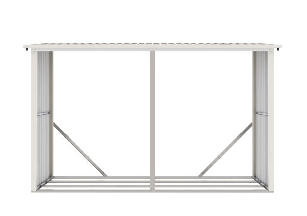 G21 WOH 682 tüzifa tároló - 302 x 119 cm, zöld - Image 2