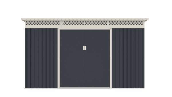 G21 GRAH 1132 kerti tároló - 340 x 333 cm, antracit - Image 2