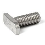 G21 kalapácsfejű csavar, típus 20/12 - M10x25, rozsdamentes acél