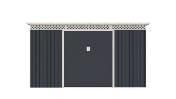 G21 GRAH 483 kerti tároló - 340 x 142 cm, antracit - Image 2