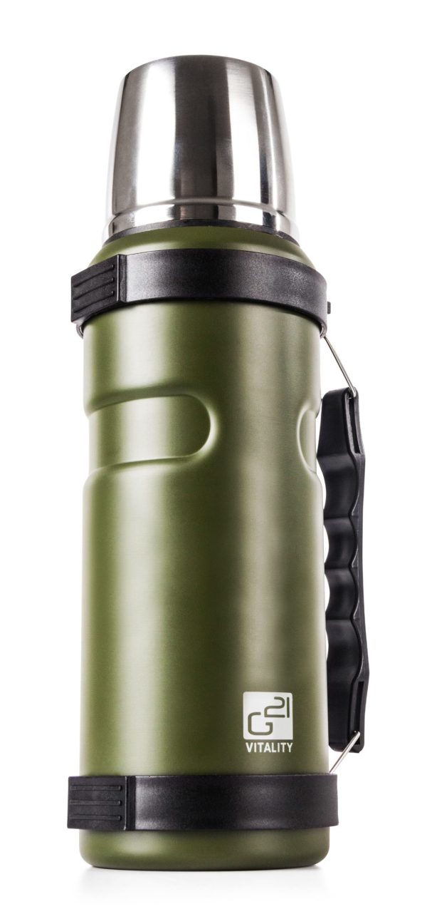 G21 ivópalack, 1000 ml, khaki zöld, fogantyúval - Image 3