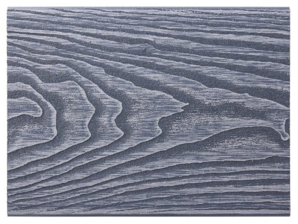 G21 kültéri burkolólap 2,5 x 14,8 x 400 cm, Silver Wood kerek lyukakkal, WPC - Image 4