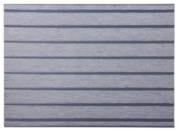 G21 kültéri burkolólap 2,5 x 14,8 x 400 cm, Silver Wood kerek lyukakkal, WPC - Image 5