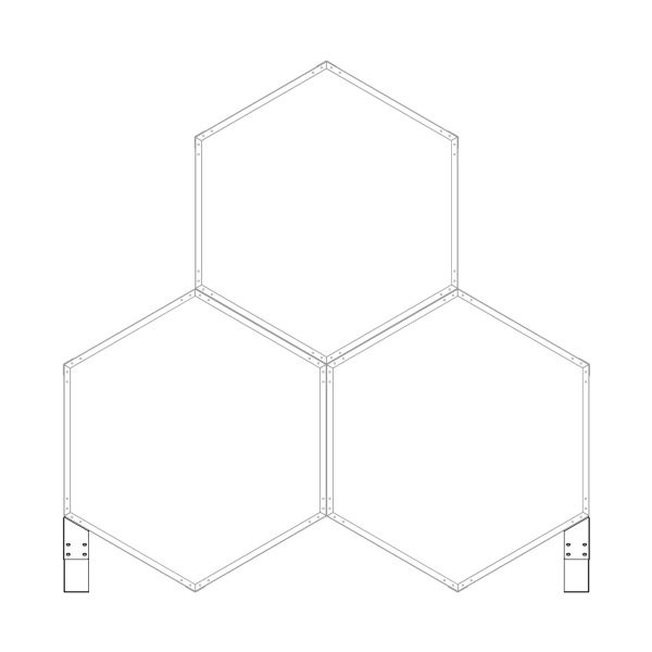 Támasz a G21 HEX tüzifatárolóhoz, 2 db/csomag - Image 3