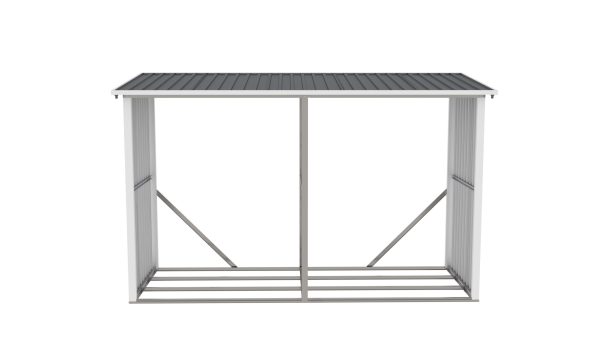 G21 WOH 682 tüzifa tároló - 302 x 119 cm, antracit - Image 2