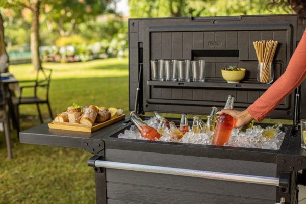 Keter Patio Cooler kerti asztal, szürke - Image 6