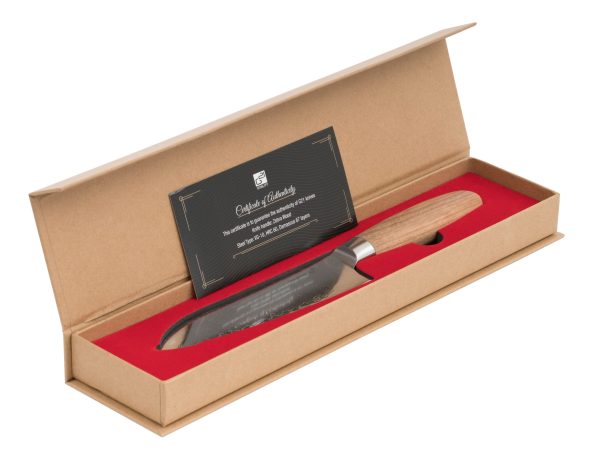 G21 Gourmet Damaszkusz 17 cm, Santoku kés, zebrawood markolat - Image 2