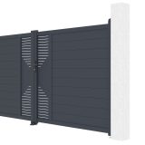 G21 Marion 350x173 cm kétszárnyú kapu, antracit - Image 2