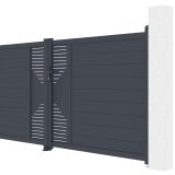 Kapu G21 Marion 350x158 cm kétszárnyú, antracit színű - Image 2