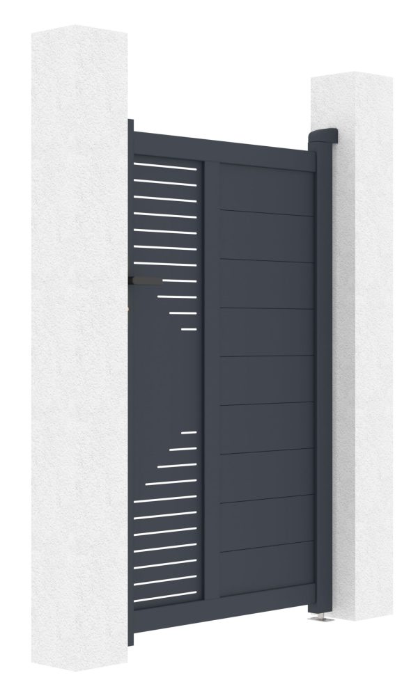 Kapu G21 Marion 100x158 cm jobbra, antracit - Image 4