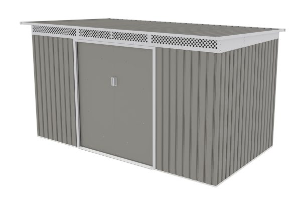Kerti ház G21 GRAH 700 - 340 x 206 cm, metál szürke - Image 4