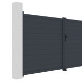 G21 Orlando 350x173 cm-es kétszárnyú kapu, antracit színben - Image 4