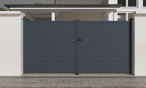 G21 Orlando 350x173 cm-es kétszárnyú kapu, antracit színben - Image 5