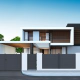 G21 Orlando 350x173 cm-es kétszárnyú kapu, antracit színben - Image 7