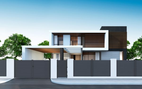 G21 Orlando 350x173 cm-es kétszárnyú kapu, antracit színben - Image 7