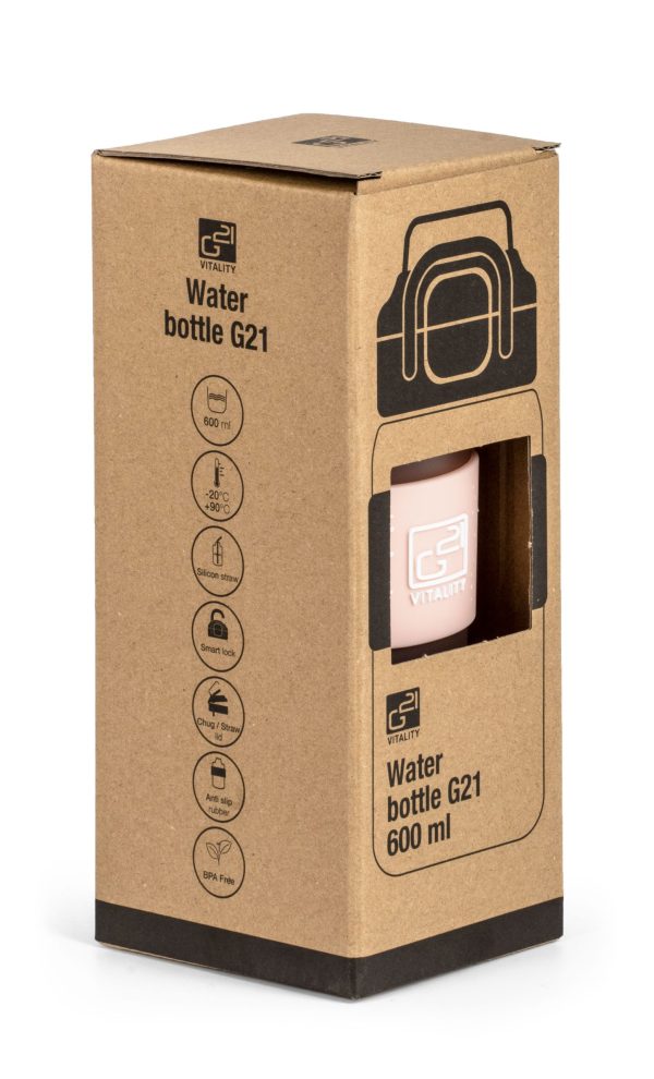 G21 ivópalack 600 ml, 2az1-ben, jeges rózsaszín - Image 9