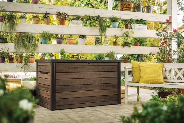 Kert láda Keter Deco 870 l diófa színü - Image 4