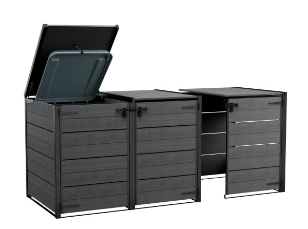 Keter Hide Away kerti láda-  bővítő modul a 120l-es szemetes tárolóhoz - Image 2