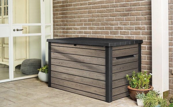 Kerti láda Keter Deco 870 l kőrisfa színben - Image 2