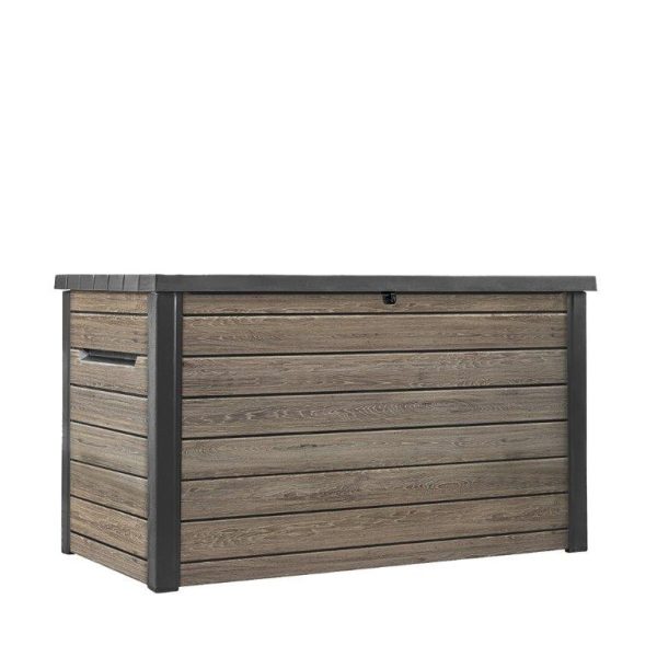 Kerti láda Keter Deco 870 l kőrisfa színben