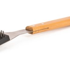 Grillezőeszköz G21 tisztítókefe fa nyéllel