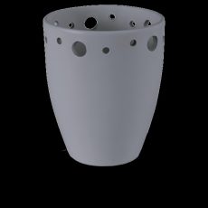 Kaspó ORCHIDEA PETTY 14CM SZÜRKE