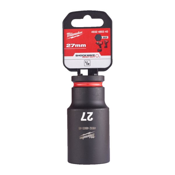 Milwaukee 1/2' Dugókulcs hatlapú 78 mm gépi, hosszú, 27 mm 1 db