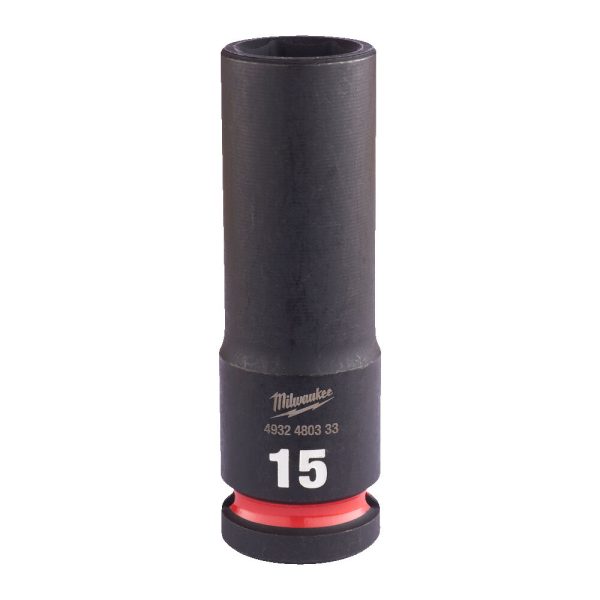 Milwaukee 1/2' Dugókulcs hatlapú 78 mm gépi, hosszú, 15 mm - 1 db - Image 2