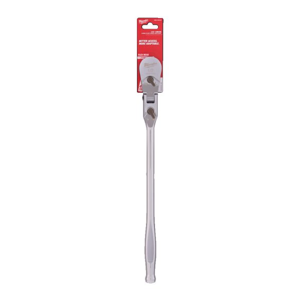 Milwaukee 1/2' Racsnis csuklós hajtókar hosszított 457.2mm - 1 db