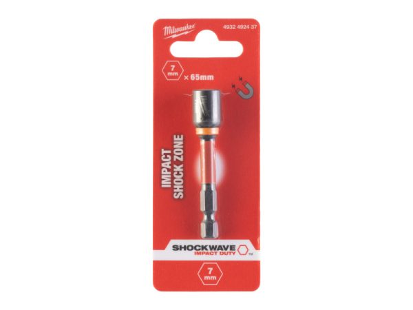 Milwaukee 1/4' HEX Befogású, Mágneses Gépi Dugókulcs 7 x 65 mm  - 1 db - Image 2