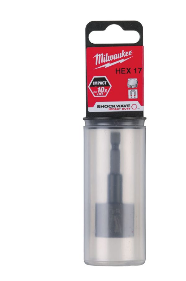 Milwaukee 1/4' Mágneses dugókulcs Hex 17 mm  1 db
