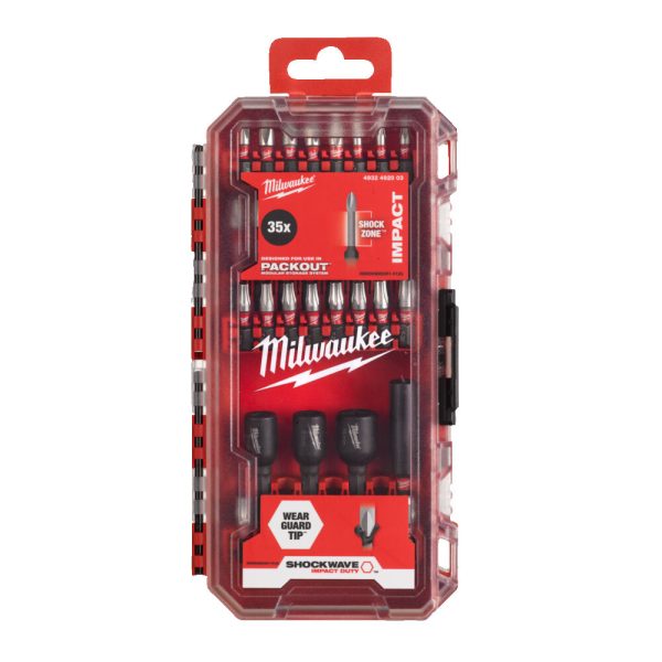 Milwaukee 35 darabos Shockwave bit készlet - 1 db - Image 2