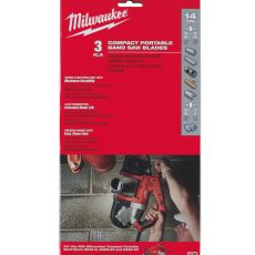 Milwaukee Bimetál szalagfűrész (fogosztás 1,8 mm, szalaghossz 898,52 mm)  3 db