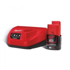 Milwaukee M12NRG-201 M12™ NRG SZETT (1 X 2,0 AH AKKUMULÁTOR ÉS C12 C TÖLTŐ)